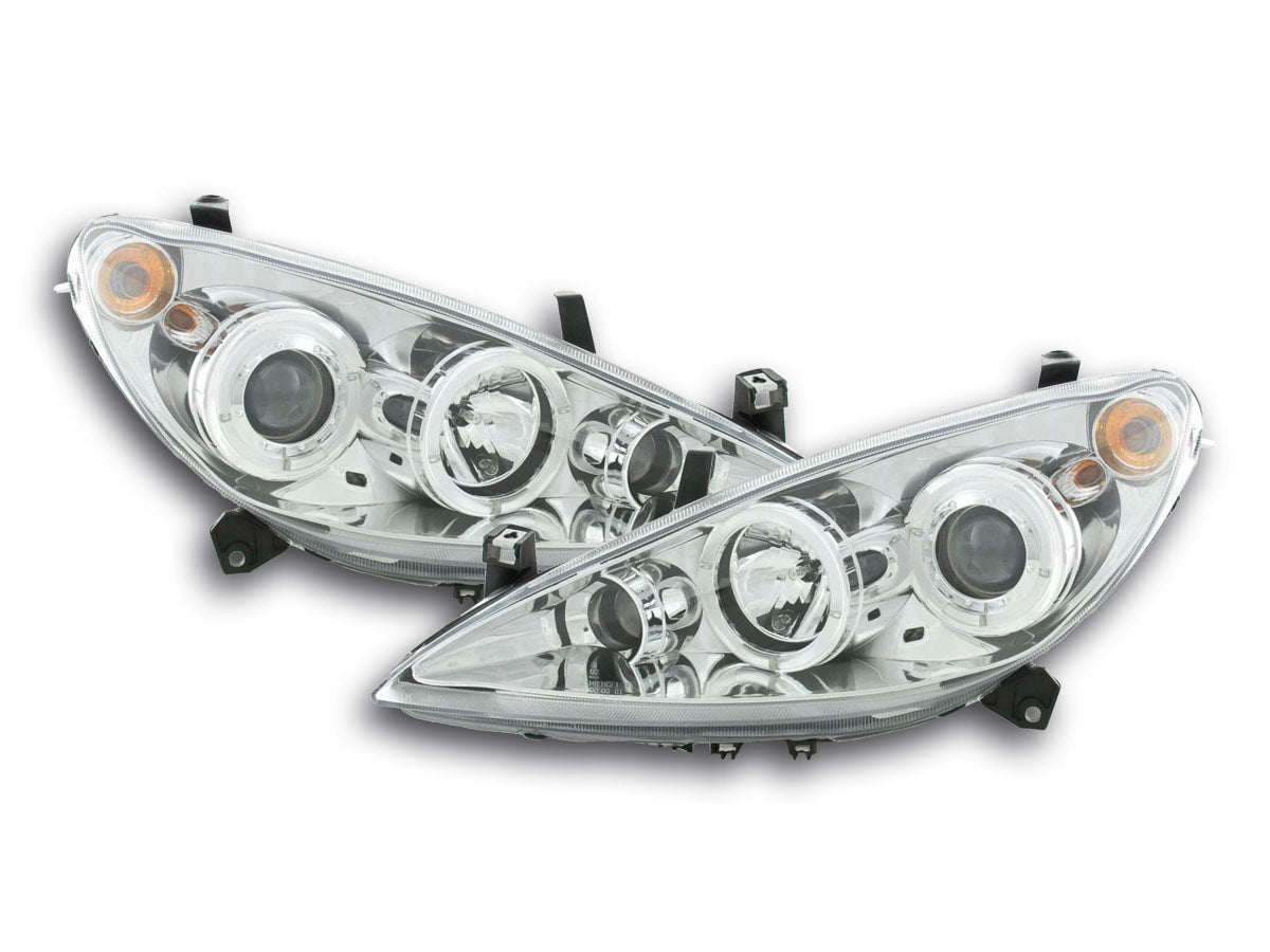 Scheinwerfer Set Peugeot 307 01-06 chrom Scheinwerfer Set Peugeot 307 01-06 chrom